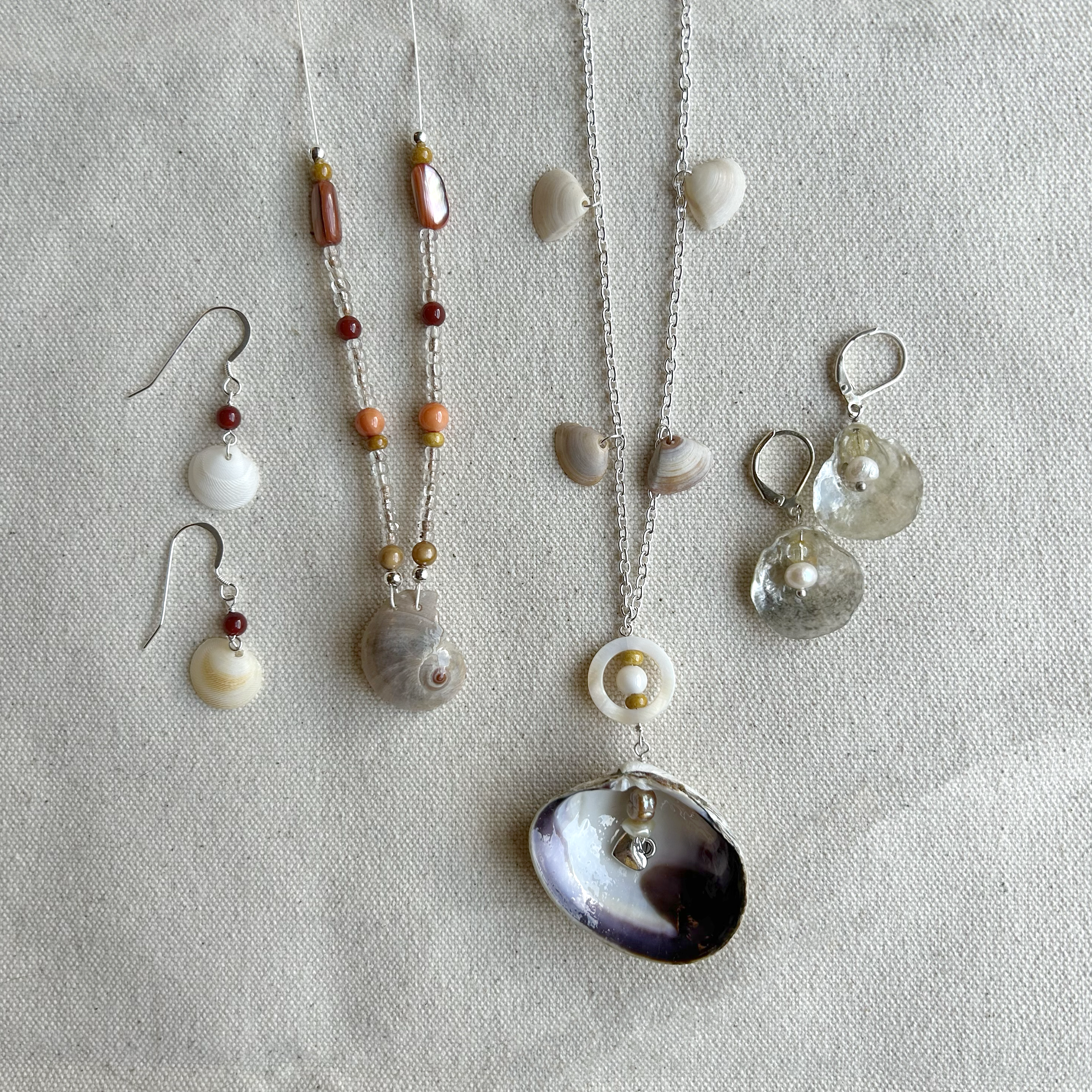 Shell jewelry collection